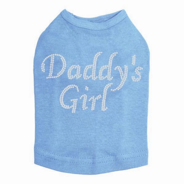 Daddy's Girl Rhinestone Dog Tank
