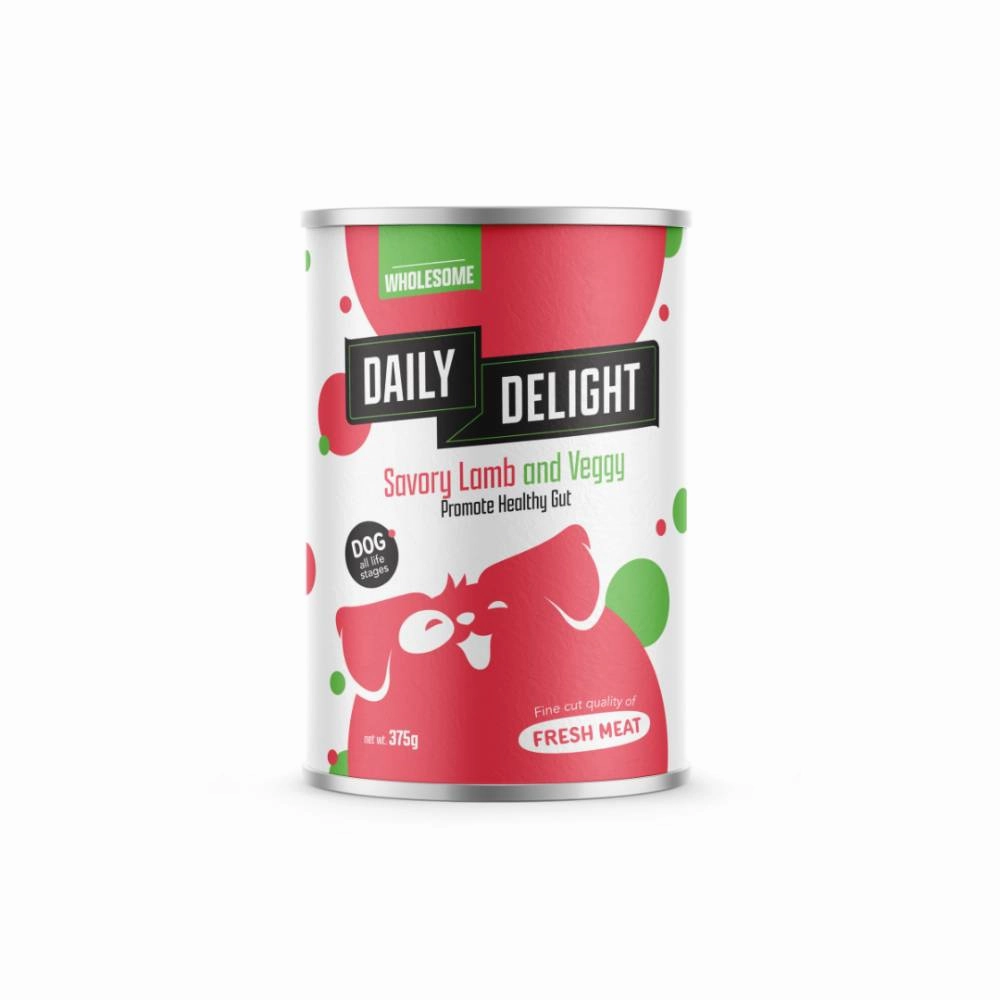 Daily Delight Dog Savory Lamb & Veggy 375g