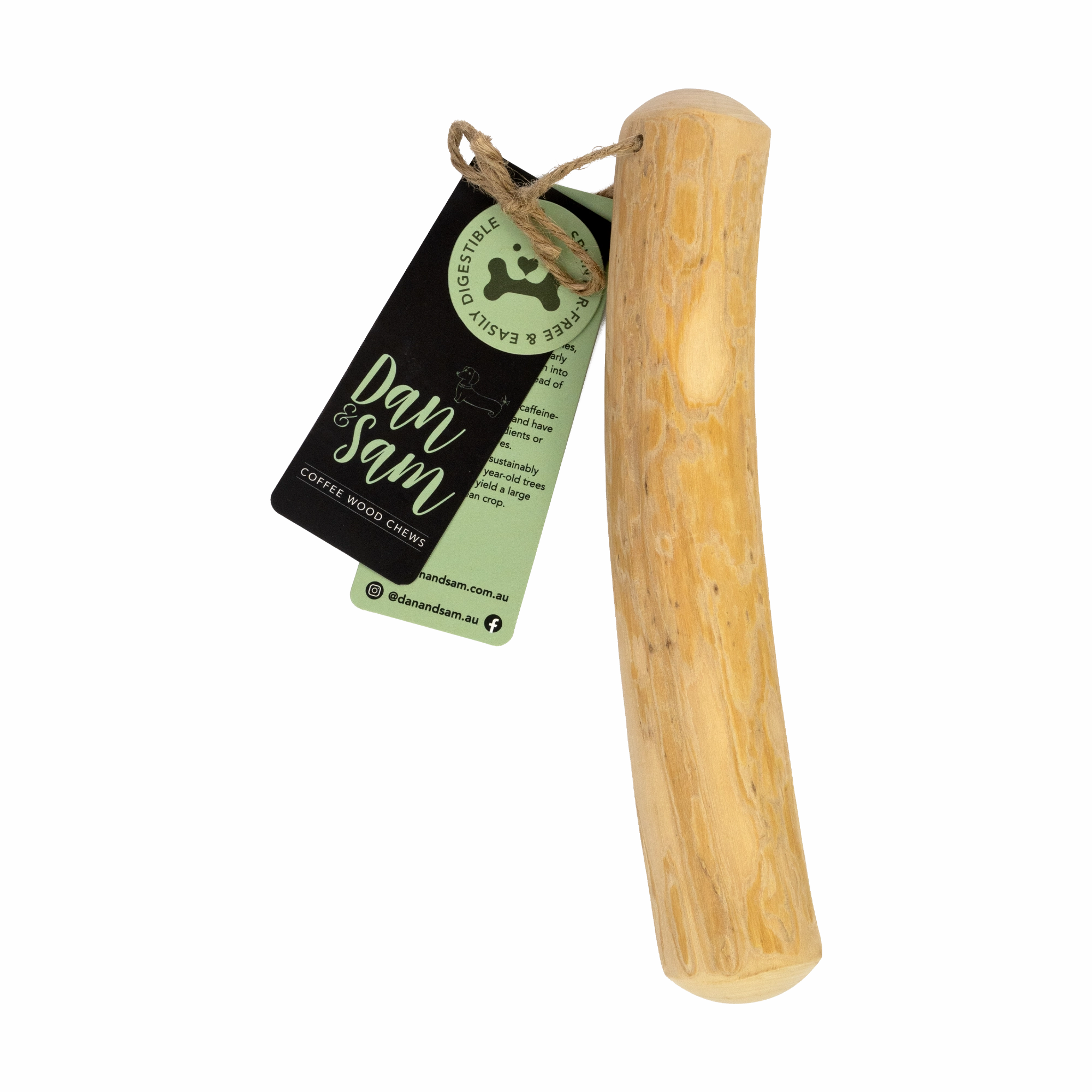Dan & Sam - Natural Coffee Wood Chew (Large)
