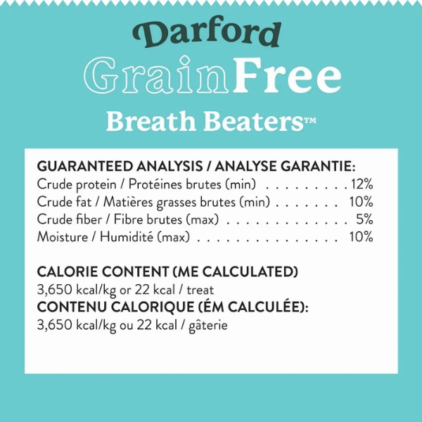 Darford Grain Free Breath Beaters Oven-Baked Dog Treats