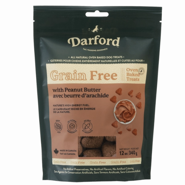 Darford Grain Free Peanut Butter Recipe Oven-Baked Dog Treats