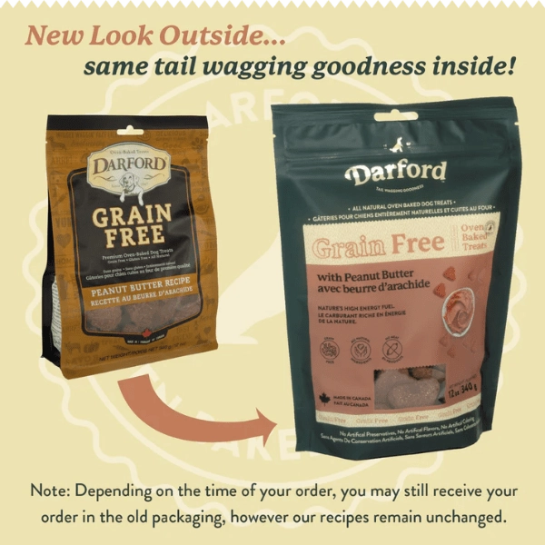Darford Grain Free Peanut Butter Recipe Oven-Baked Dog Treats