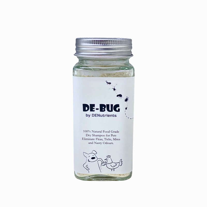 Denutrients De-Bug 100% Natural Food Grade Pet Dry Shampoo for Chickens & Dogs