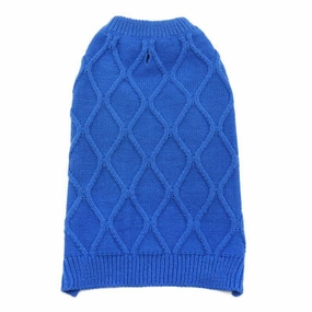 Diamond Knit Dog Sweater