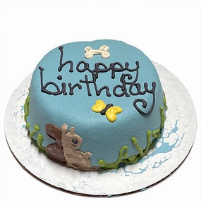 Dog Birthday Cake Squirrel