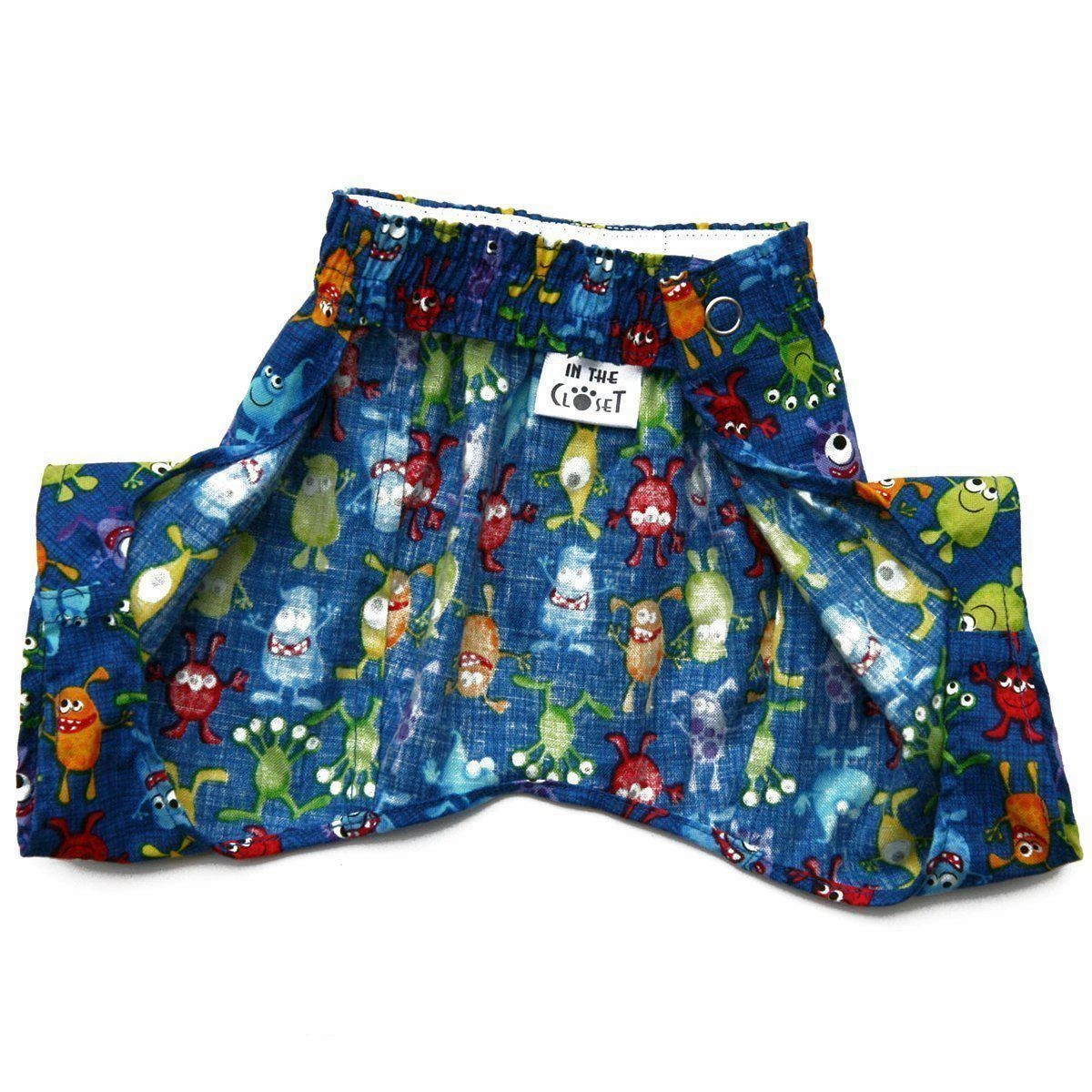 Dog Boxer Shorts Little Monsters