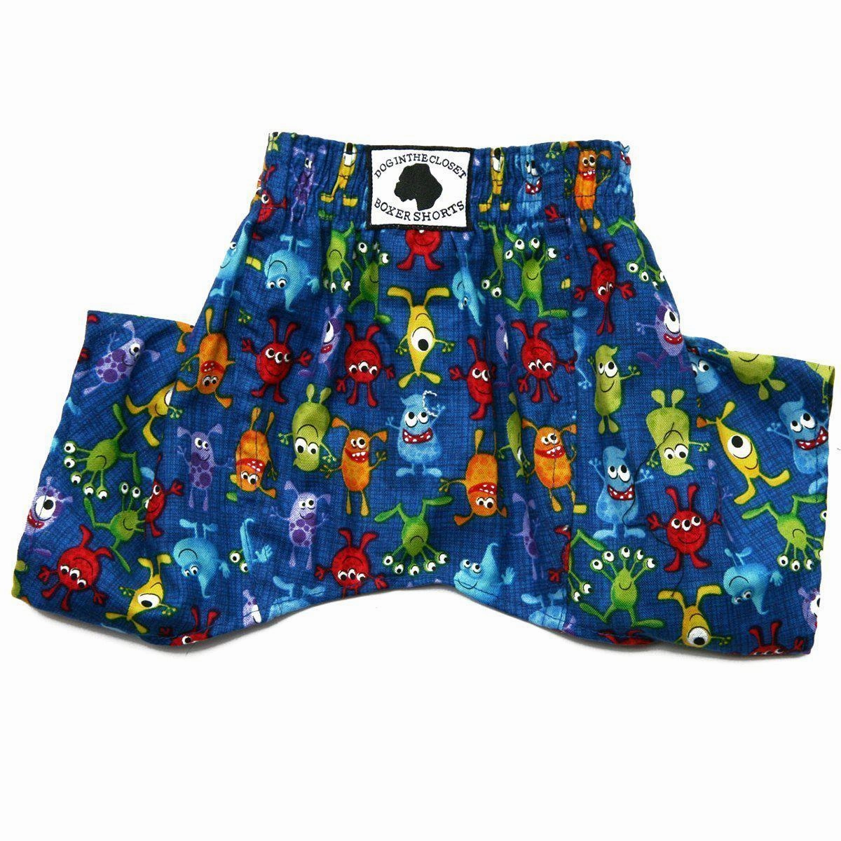 Dog Boxer Shorts Little Monsters