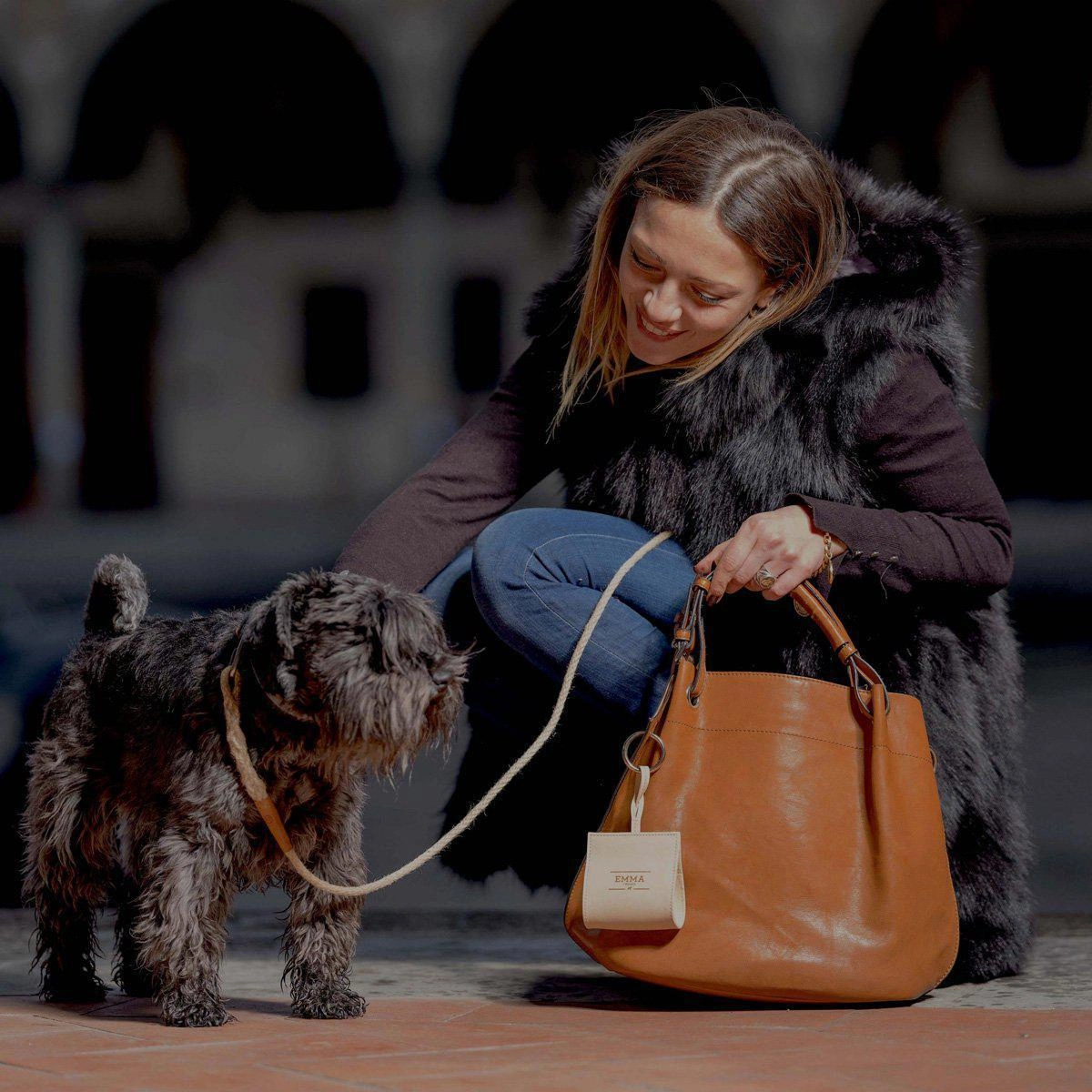 Dog Poop Bag Holder Natural