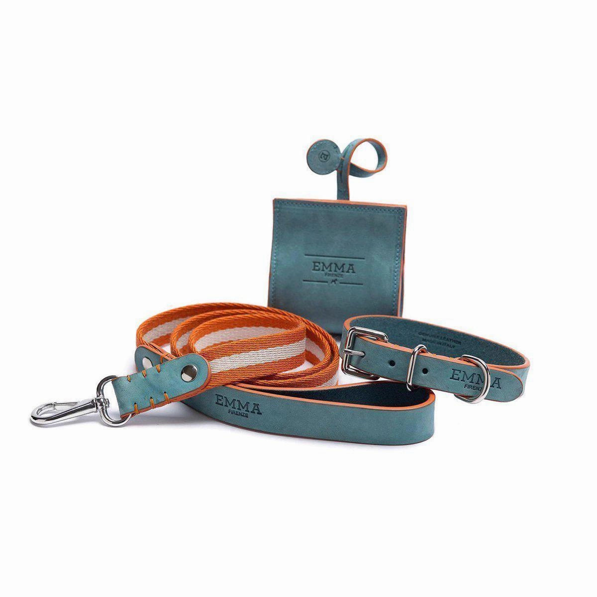 Dog Poop Bag Holder Nubuck Celestial