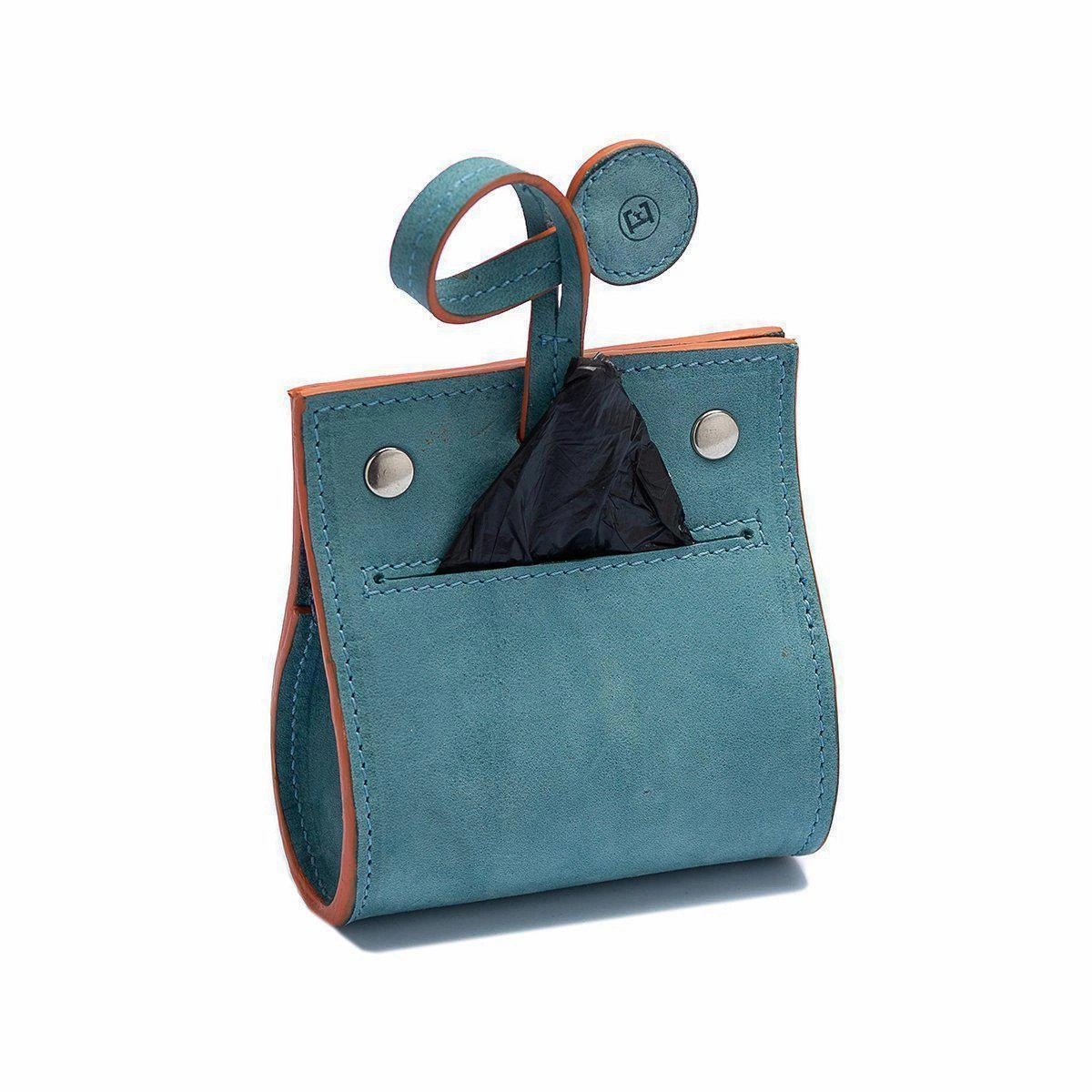 Dog Poop Bag Holder Nubuck Celestial