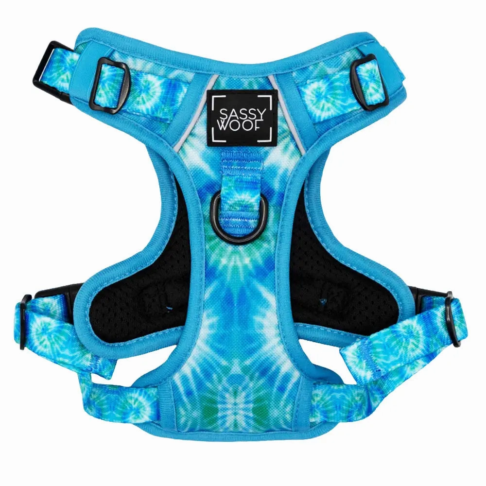 Dog Step-in Harness - Groovy Tropical Tides