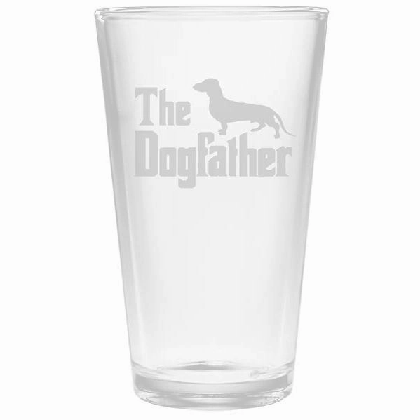Dogfather Pint Glasses, Set Of 4