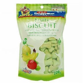 Doggyman Fruity Biscuit Melon Flavor 220g