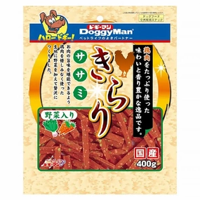 DoggyMan Glitter Sasami with Vegetable 400g