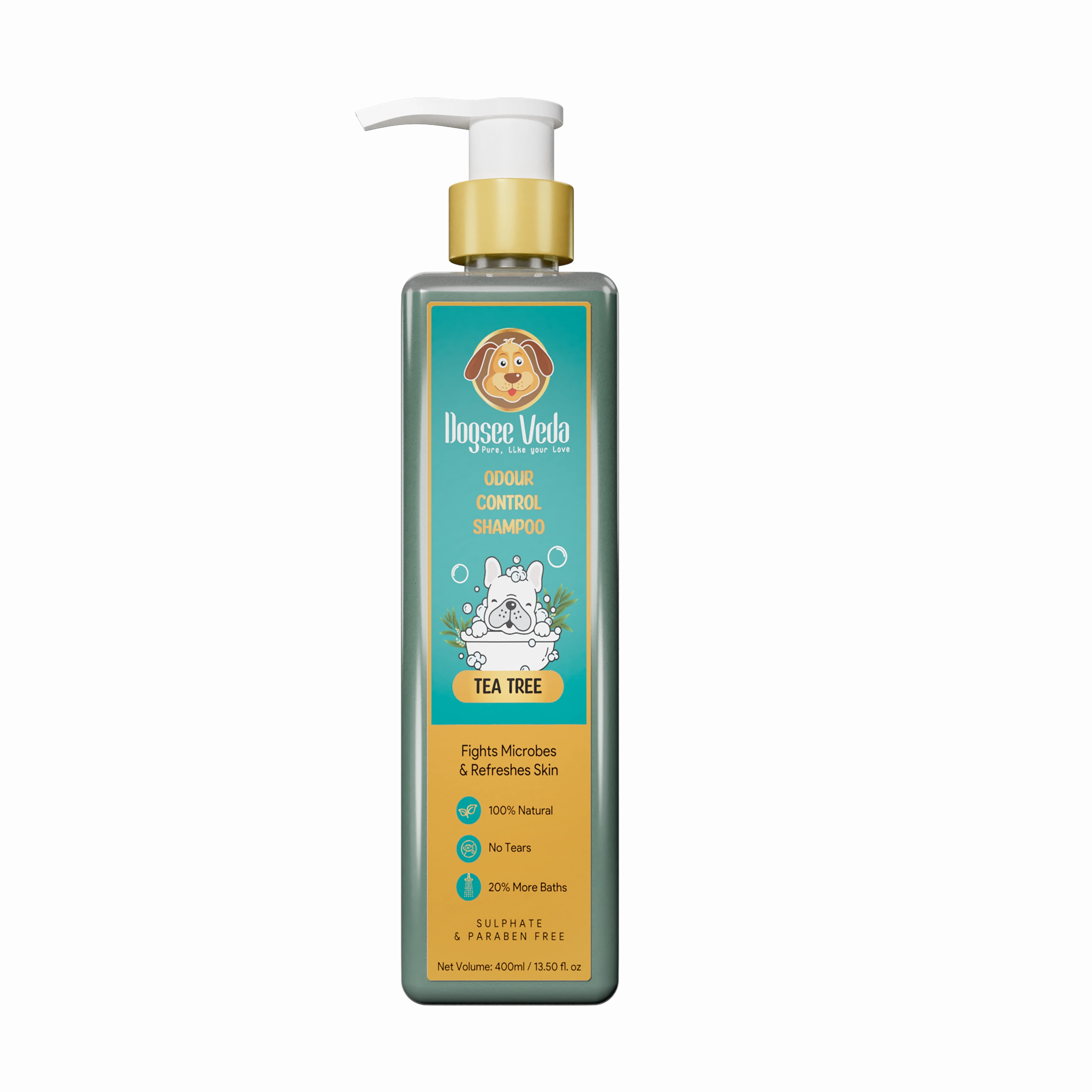 Dogsee Dog Veda Odour Control Shampoo Tea Tree 400ml