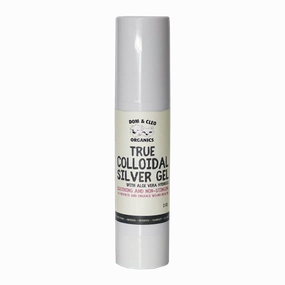 Dom & Cleo Organics True Colloidal Silver Gel 2oz