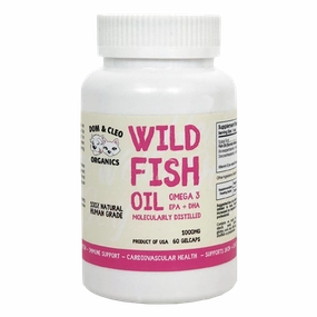 Dom & Cleo Organics Wild Fish Oil 60gelcaps