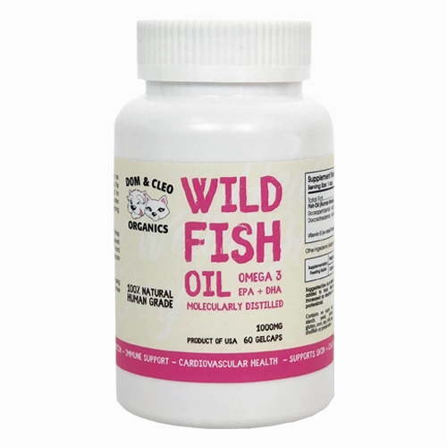 Dom & Cleo Organics Wild Fish Oil 60gelcaps
