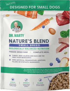 Dr. Marty Nature's Blend Small Breed Freeze Dried Raw Dog Food