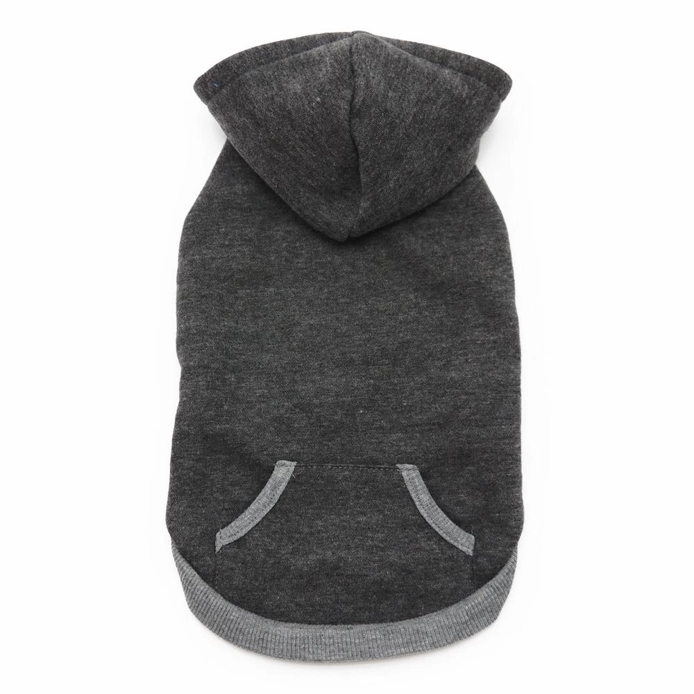 Drawstring Dog Hoodie Grey