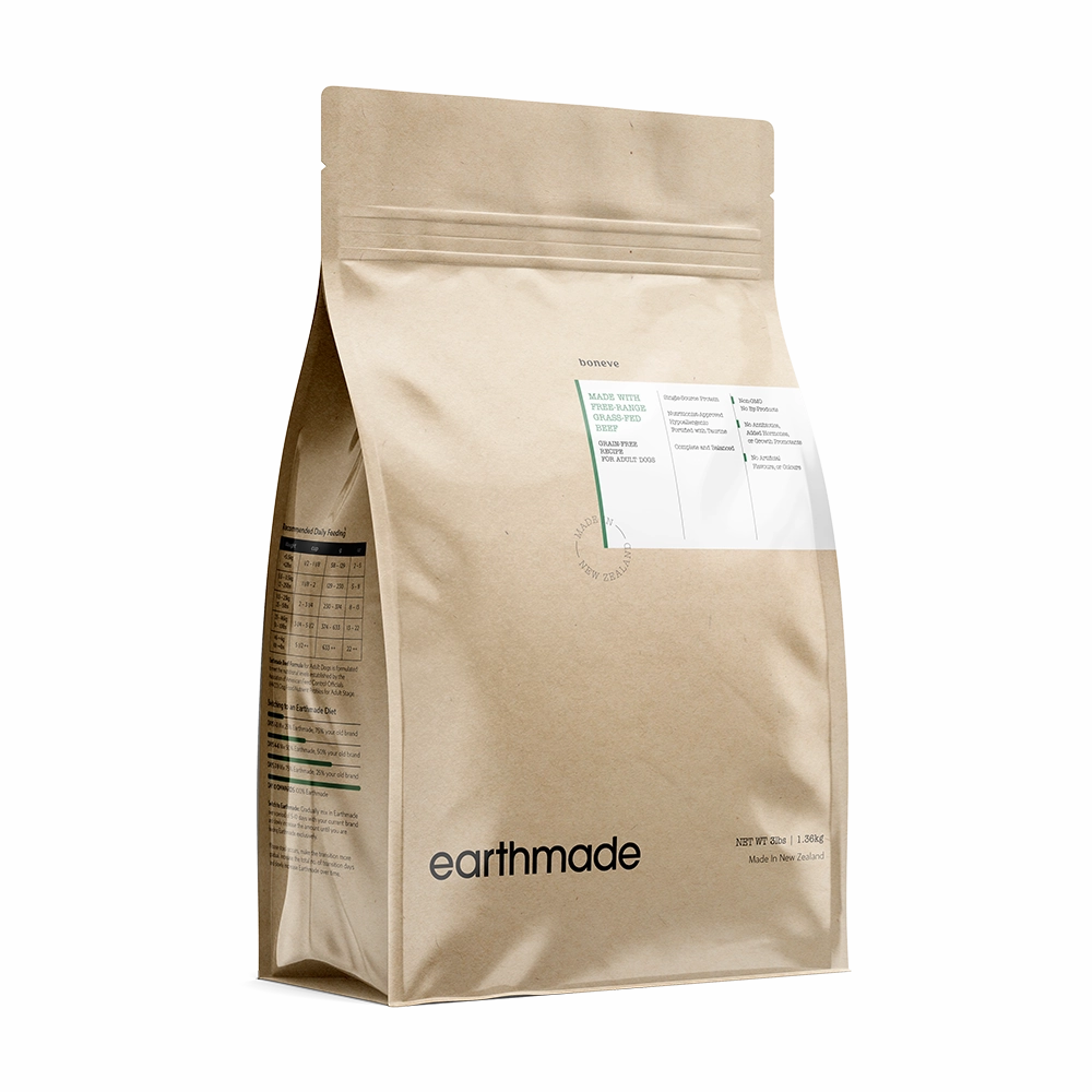 Earthmade Dog Kibbles Grain-Free Free-Range Grass-Fed Beef 1.36kg