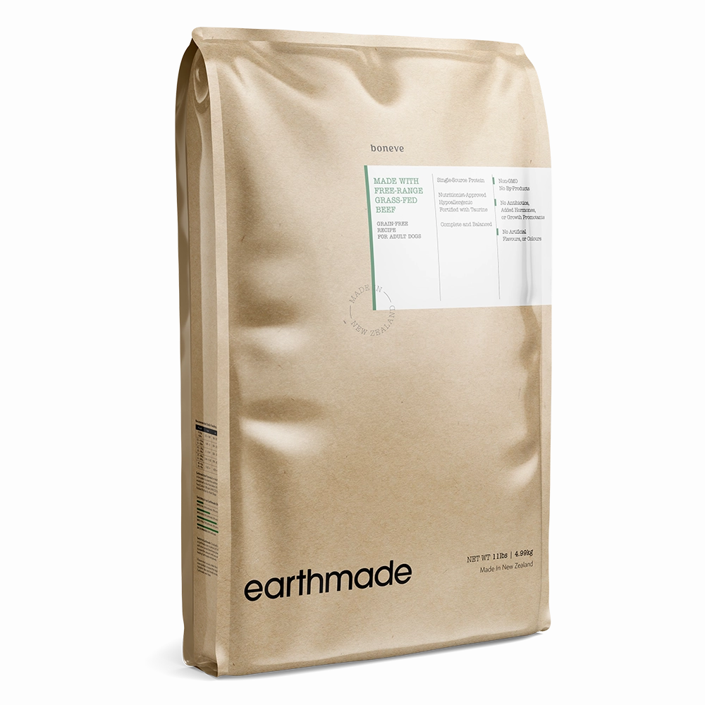 Earthmade Dog Kibbles Grain-Free Free-Range Grass-Fed Beef 4.99kg
