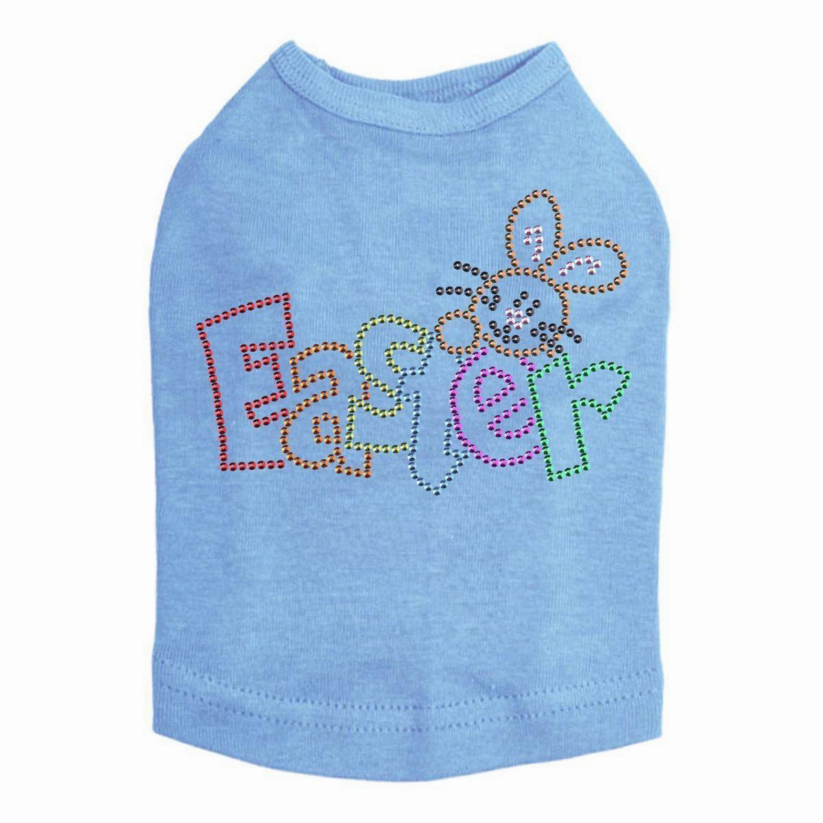 Easter With Bunny Rhinestone Dog Tank