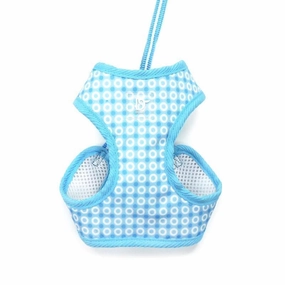 Easy Go Dog Harness Dots Blue