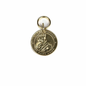 Edward Brass Dog ID Tag