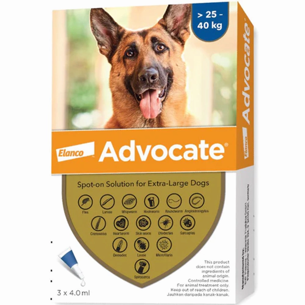 Elanco (Bayer) Advocate for Dogs >25kg 3pcs