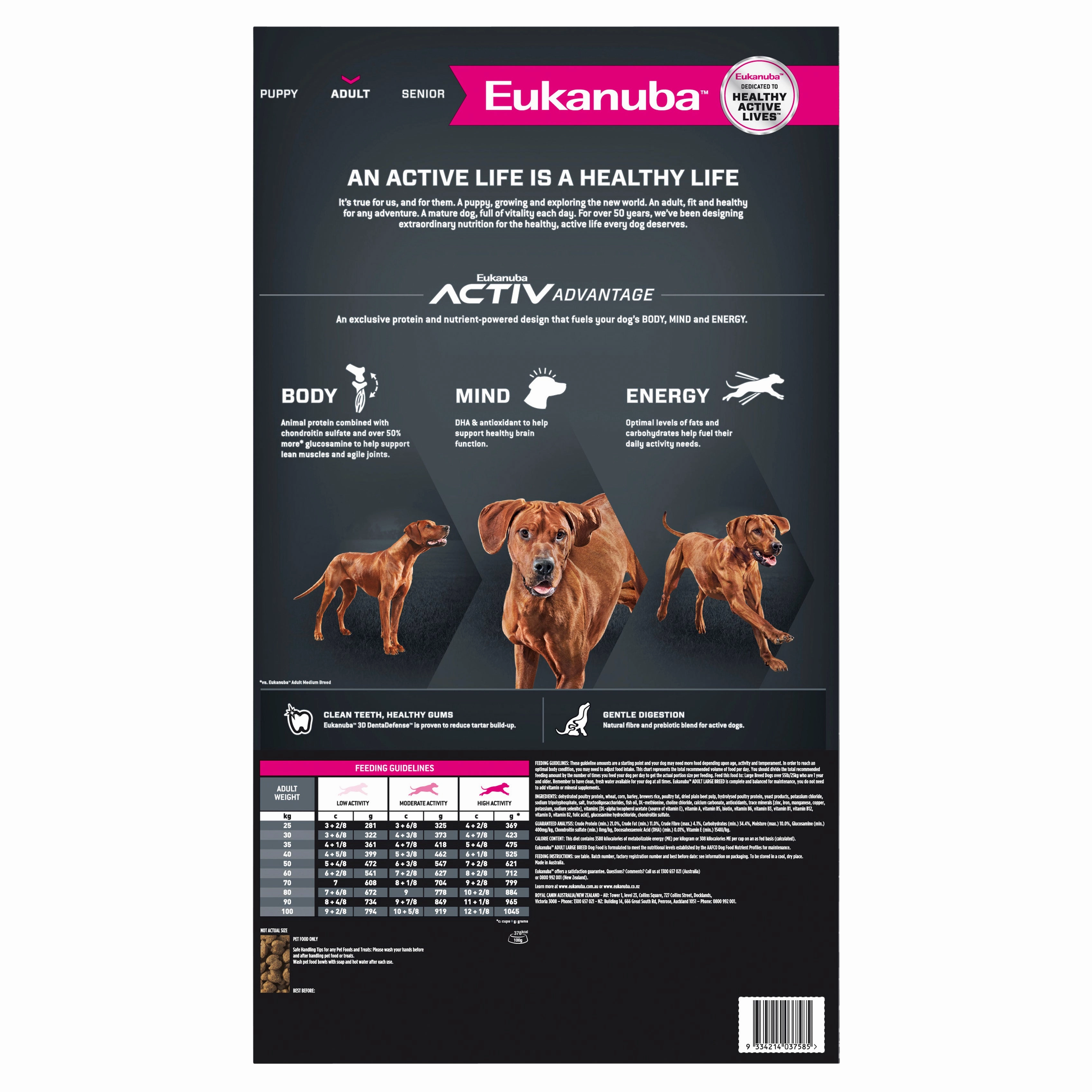 Eukanuba - Large Breed Adult Dog Dry Food (15kg)
