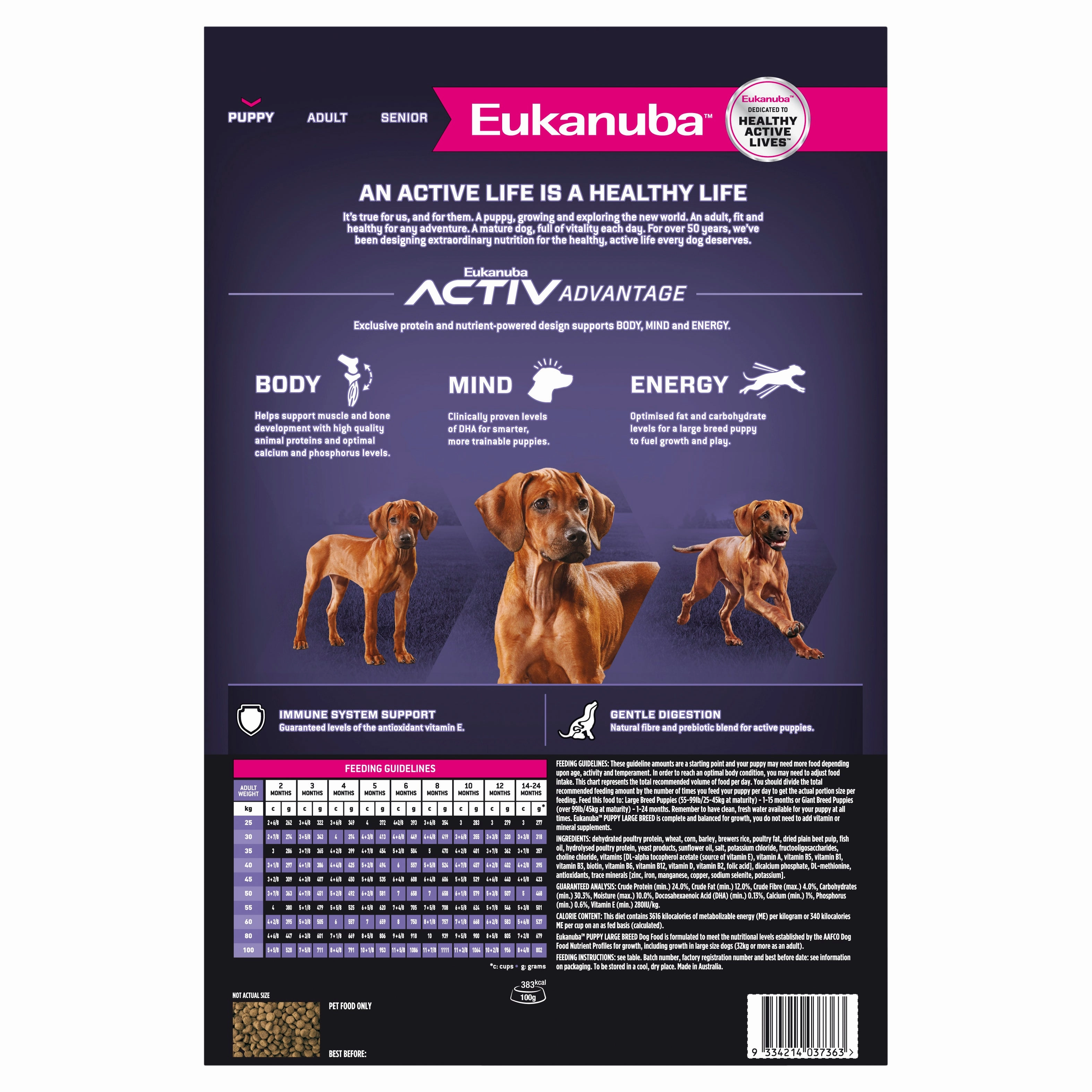 Eukanuba - Large Breed Puppy Dry Food (15kg)