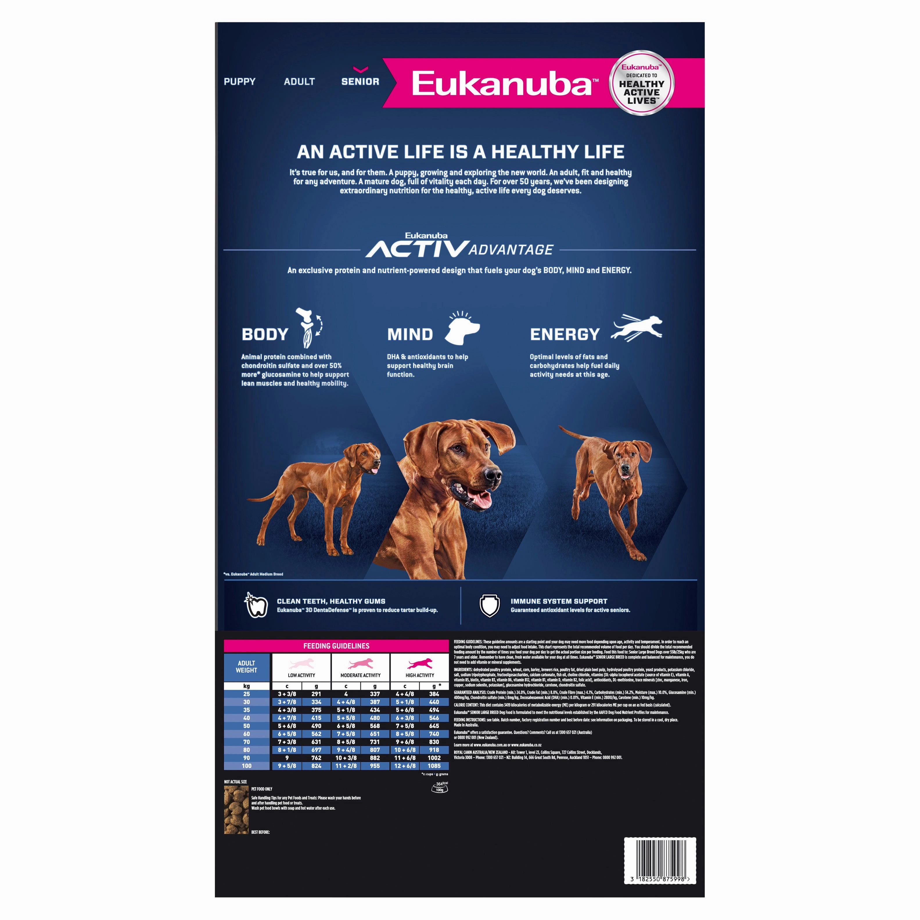 Eukanuba - Large Breed Senior Adult Dog Dry Food (14kg)