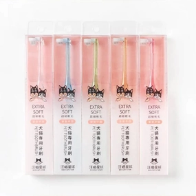 Extra Soft Angle Tooth Brush for Dogs & Cats