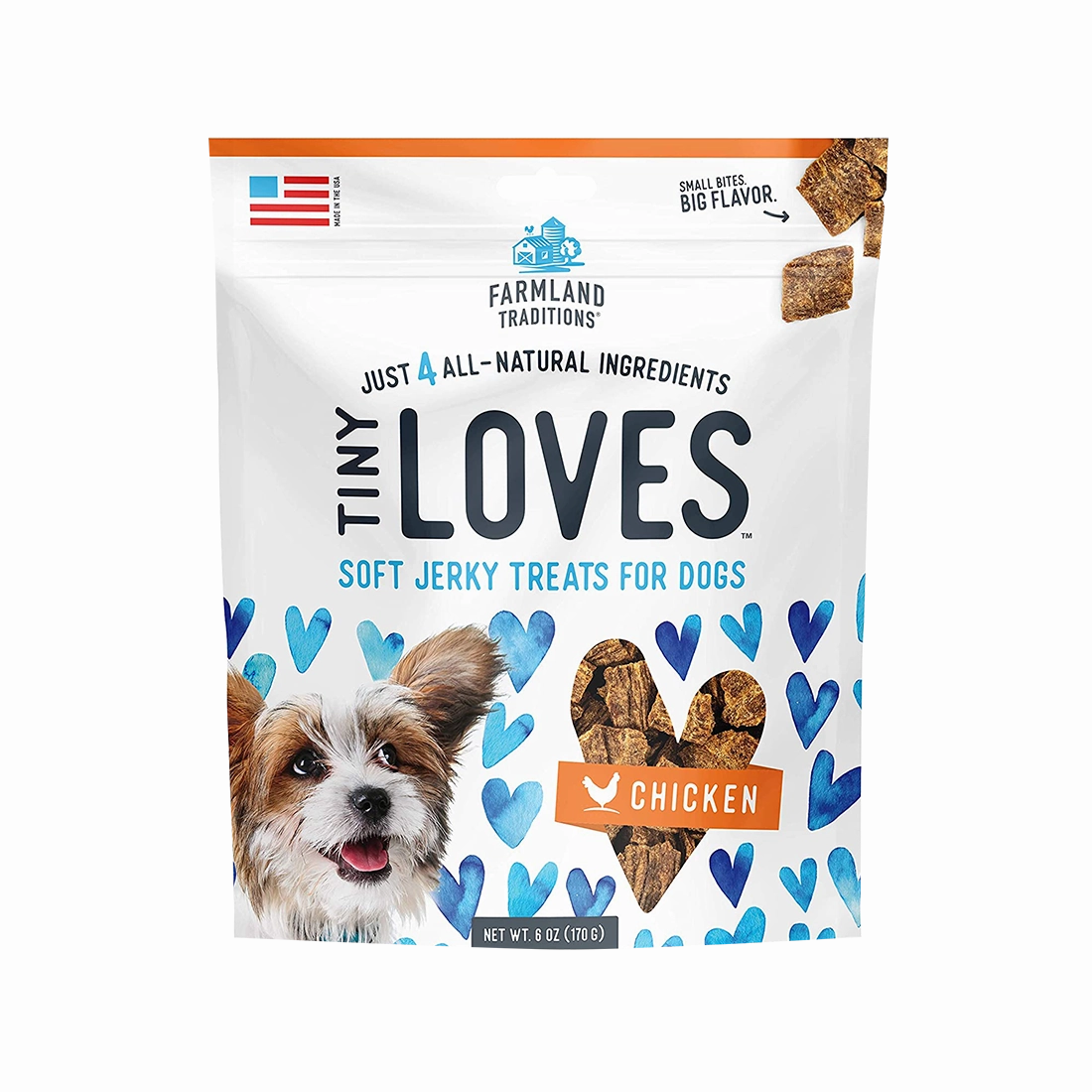 Farmland Traditions Dog Tiny Loves Chicken 6oz