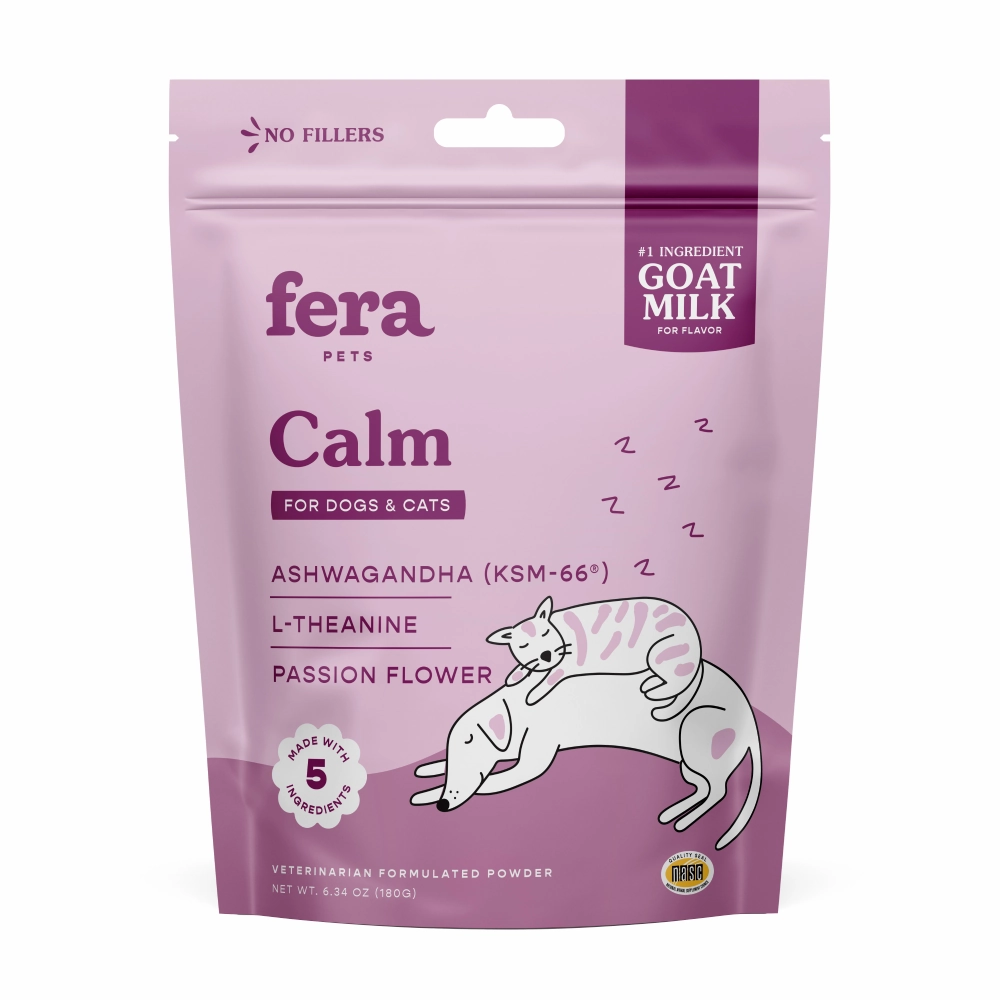 Fera Pet Organics Dogs & Cats Calm Formulated Goat Milk Powder 6.34oz