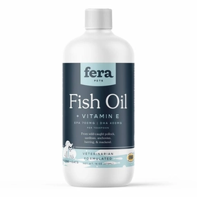 Fera Pet Organics Dogs & Cats Fish Oil   Vitamin E 16oz