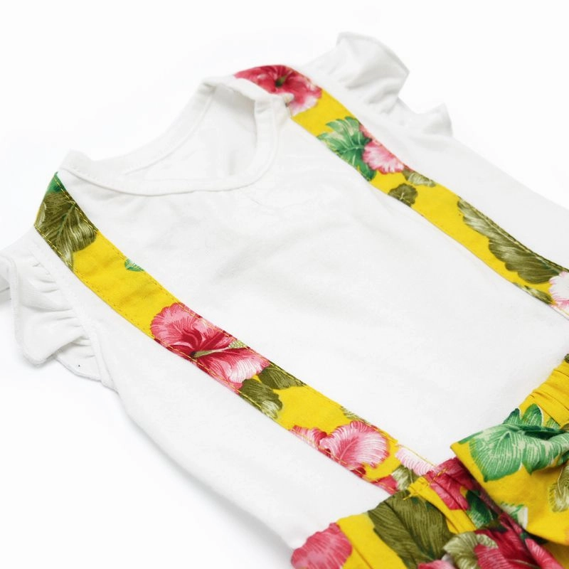 Floral Suspender Dog Dress