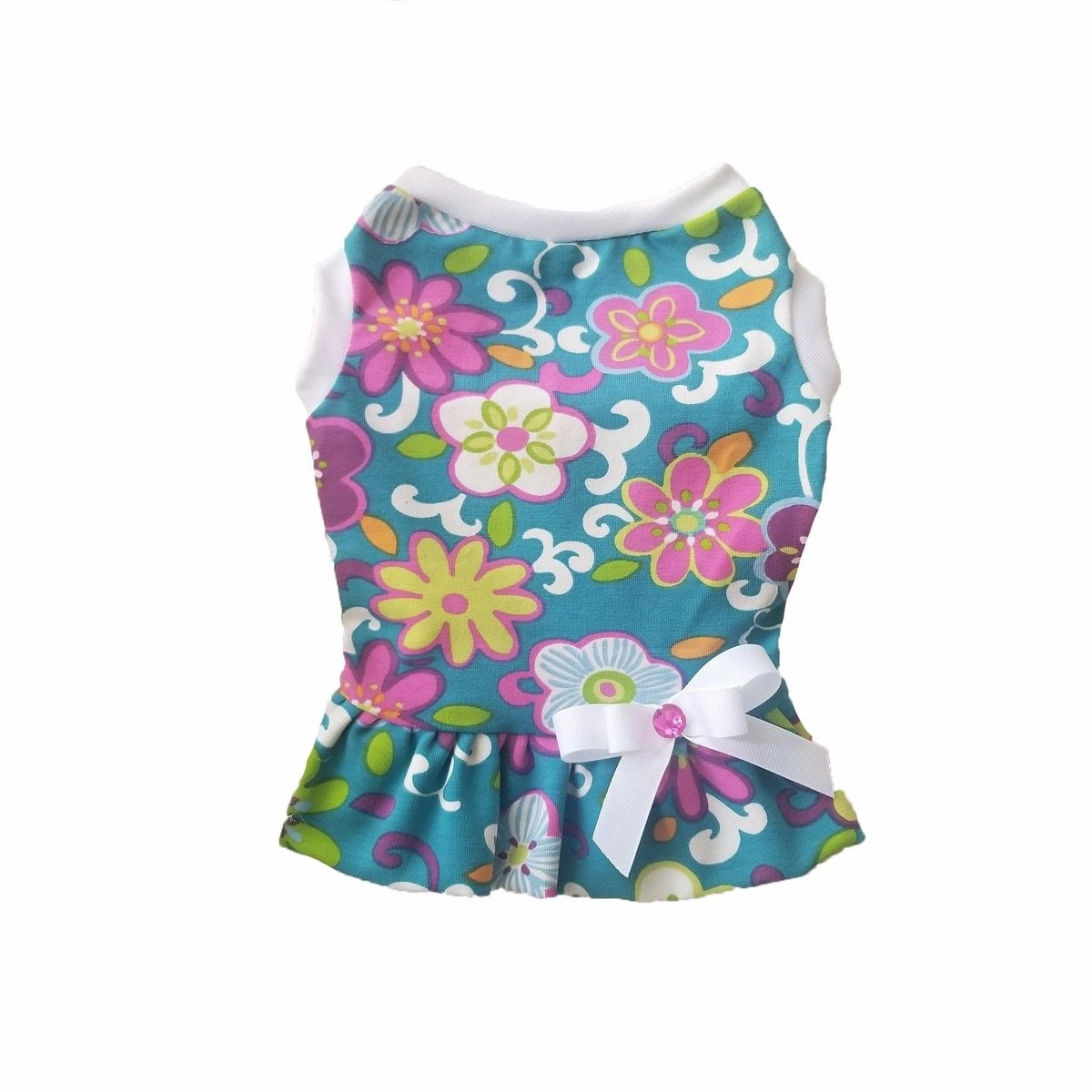 Flower Power Tank Dog Dress