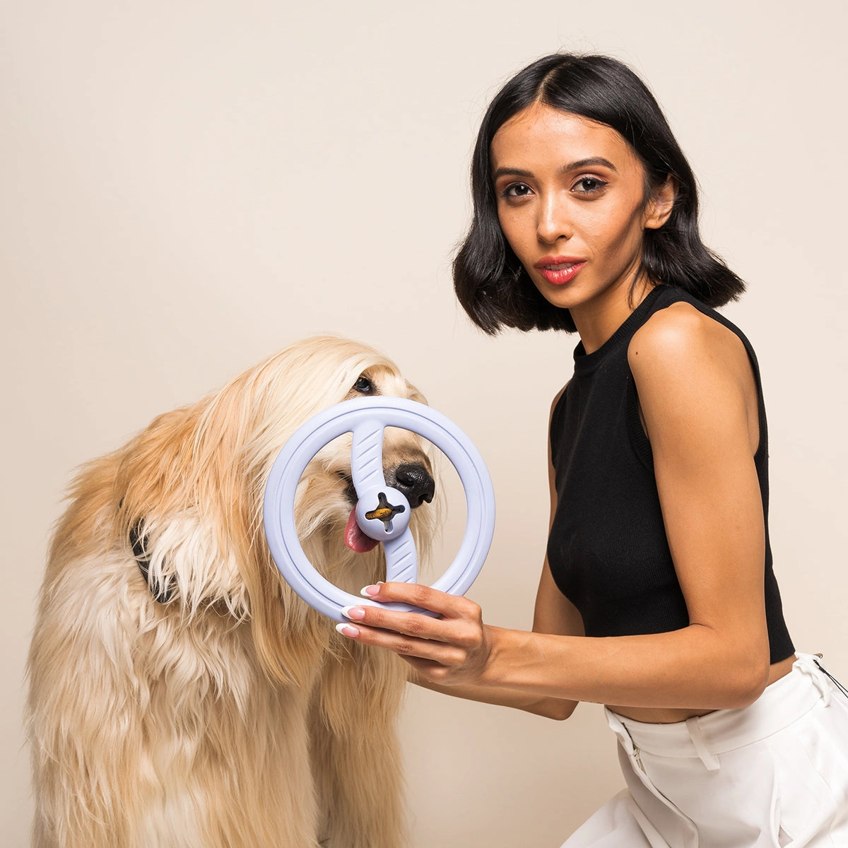 Fly Away Interactive Dog Toy Serenity Blue