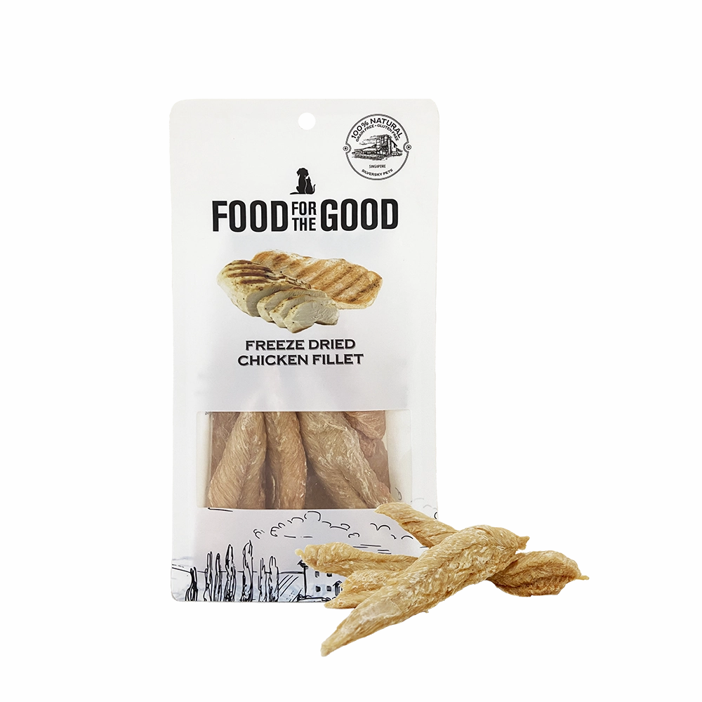 Food For The Good Dog & Cat Treats Freeze Dried Chicken Fillet 100g