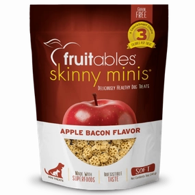 Fruitables Skinny Minis Apple Bacon Flavor Dog Treats