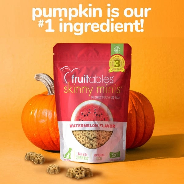 Fruitables Skinny Minis Watermelon Flavor Dog Treats