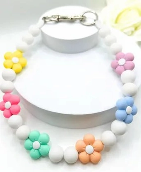Full Blooms Beaded Pet Collar