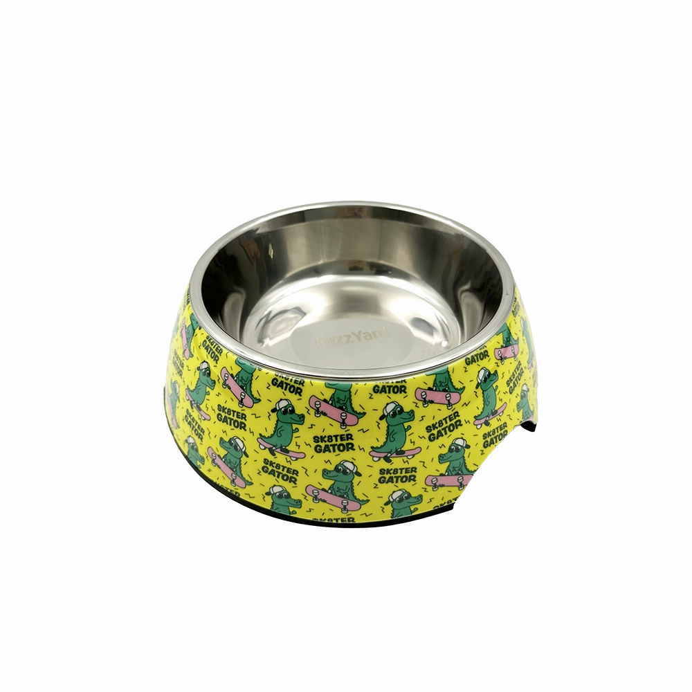 Fuzzyard Dog Bowl Sk8ter Gator M