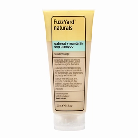 Fuzzyard Dog Naturals Oatmeal   Mandarin Shampoo 220ml