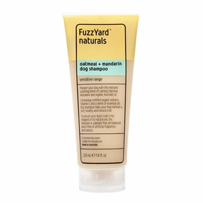 Fuzzyard Dog Naturals Oatmeal   Mandarin Shampoo 220ml
