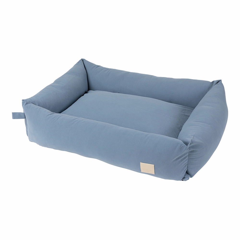 Fuzzyard Pet Bed Premium Lounge Life French Blue M