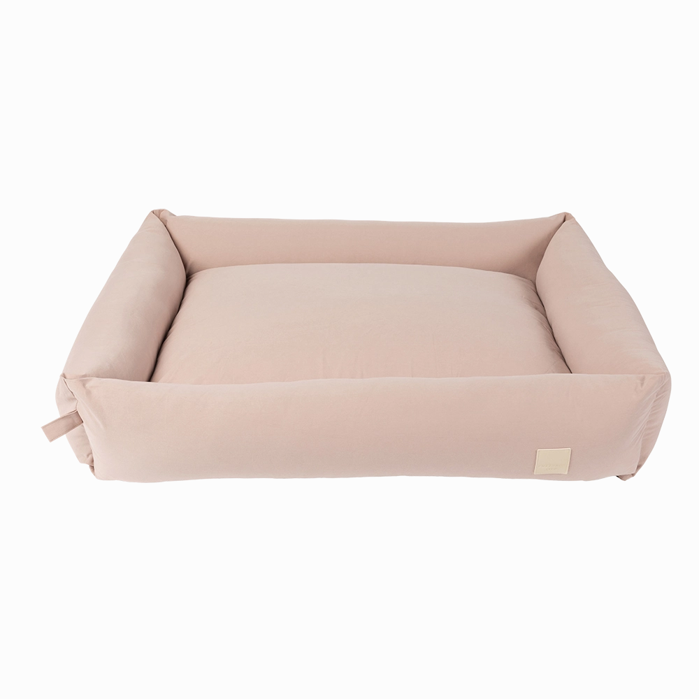 Fuzzyard Pet Bed Premium Lounge Life Soft Blush L