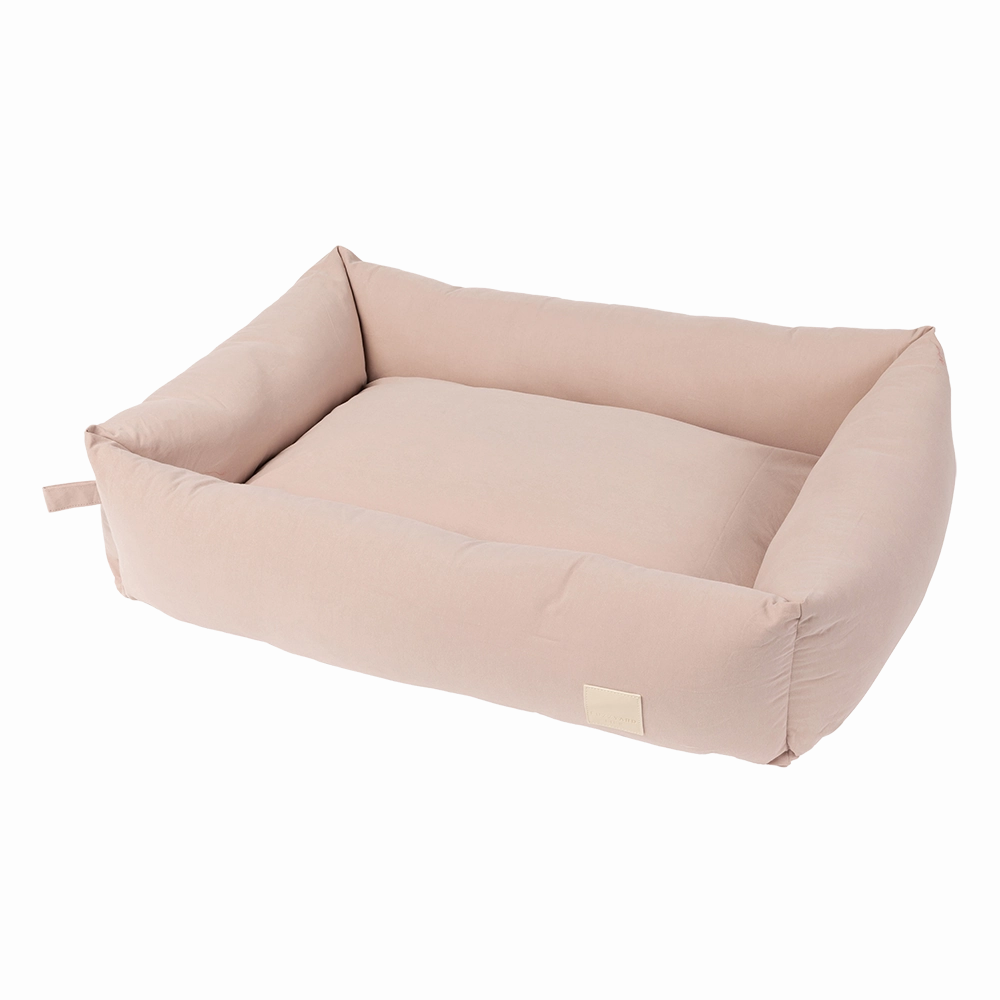 Fuzzyard Pet Bed Premium Lounge Life Soft Blush M